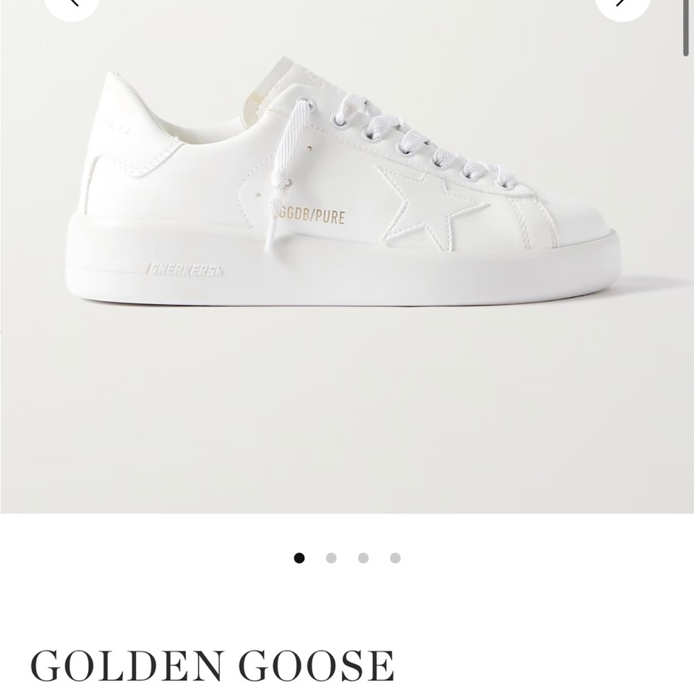 Golden Goose Purestar Leather Sneakers